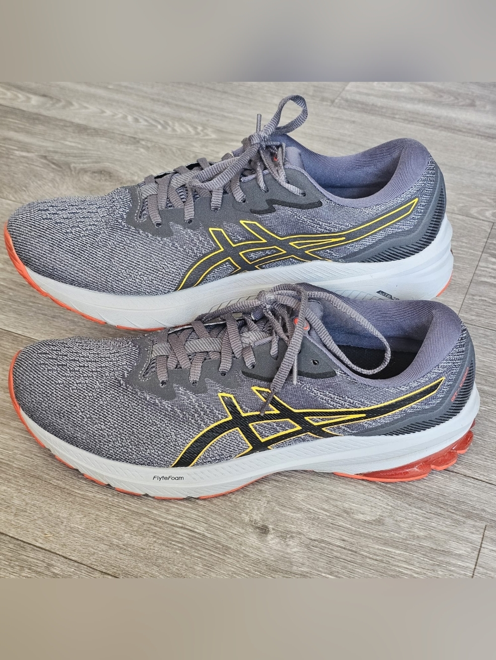 Asics GT 1000 11 Mens Running Shoes Size 12 Sheet Rock/Black Athletic Sneakers
